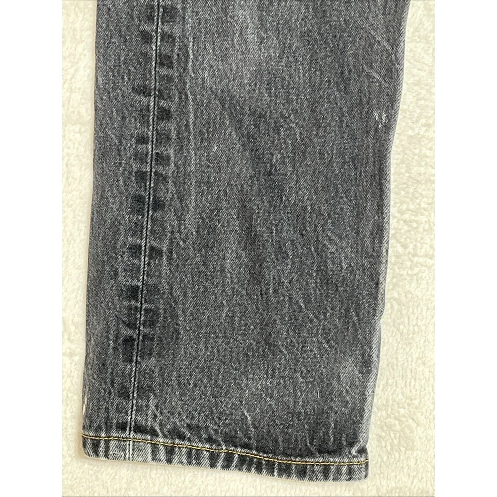 Vintage Levis 501 Black Jeans‎ Men 32x32 (31x 29) Y2K Button Fly Denim Straight